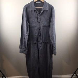 Zara Men’s One piece overall L Gray